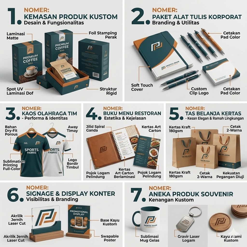 Hasil cetakan layanan Layanan Ekspres