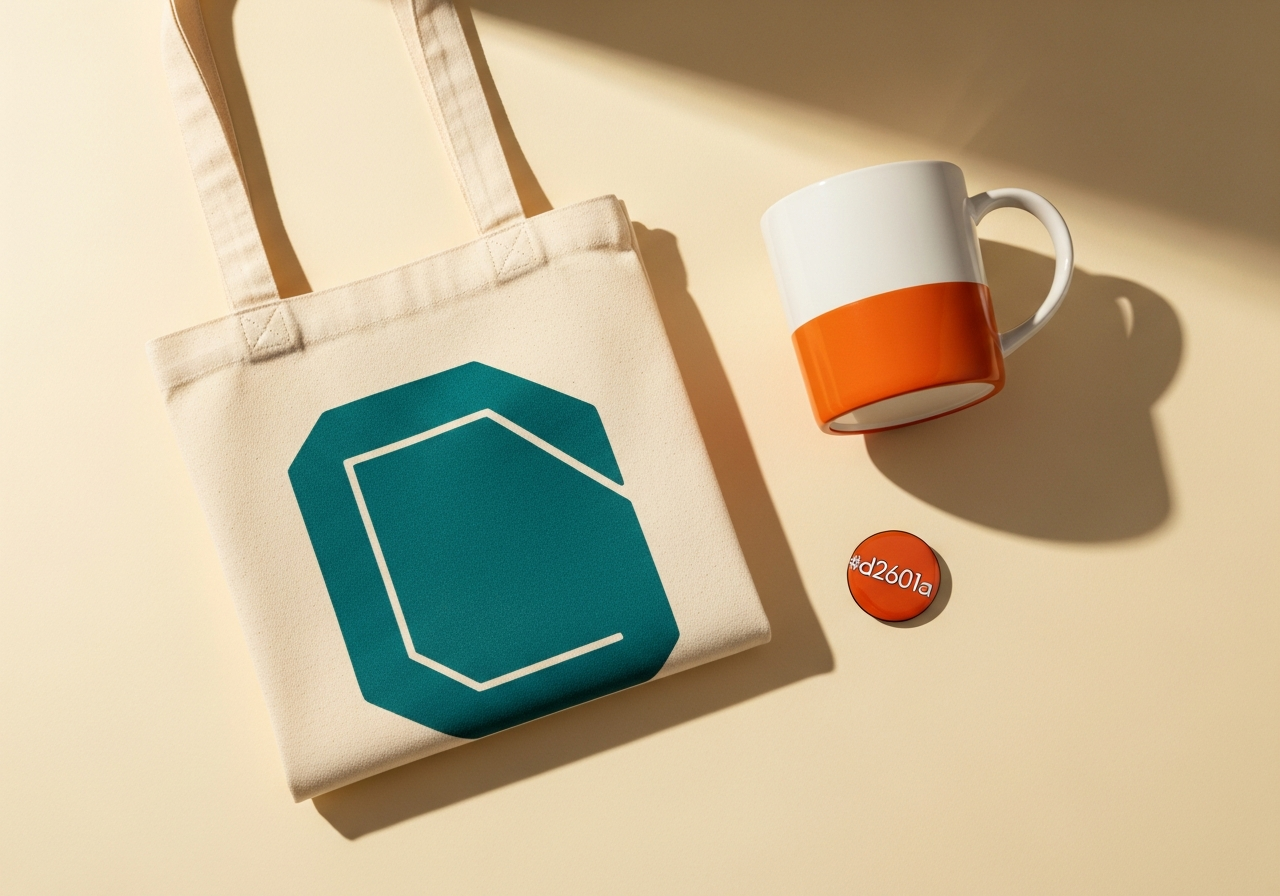 Hasil cetakan layanan Merchandise Korporat