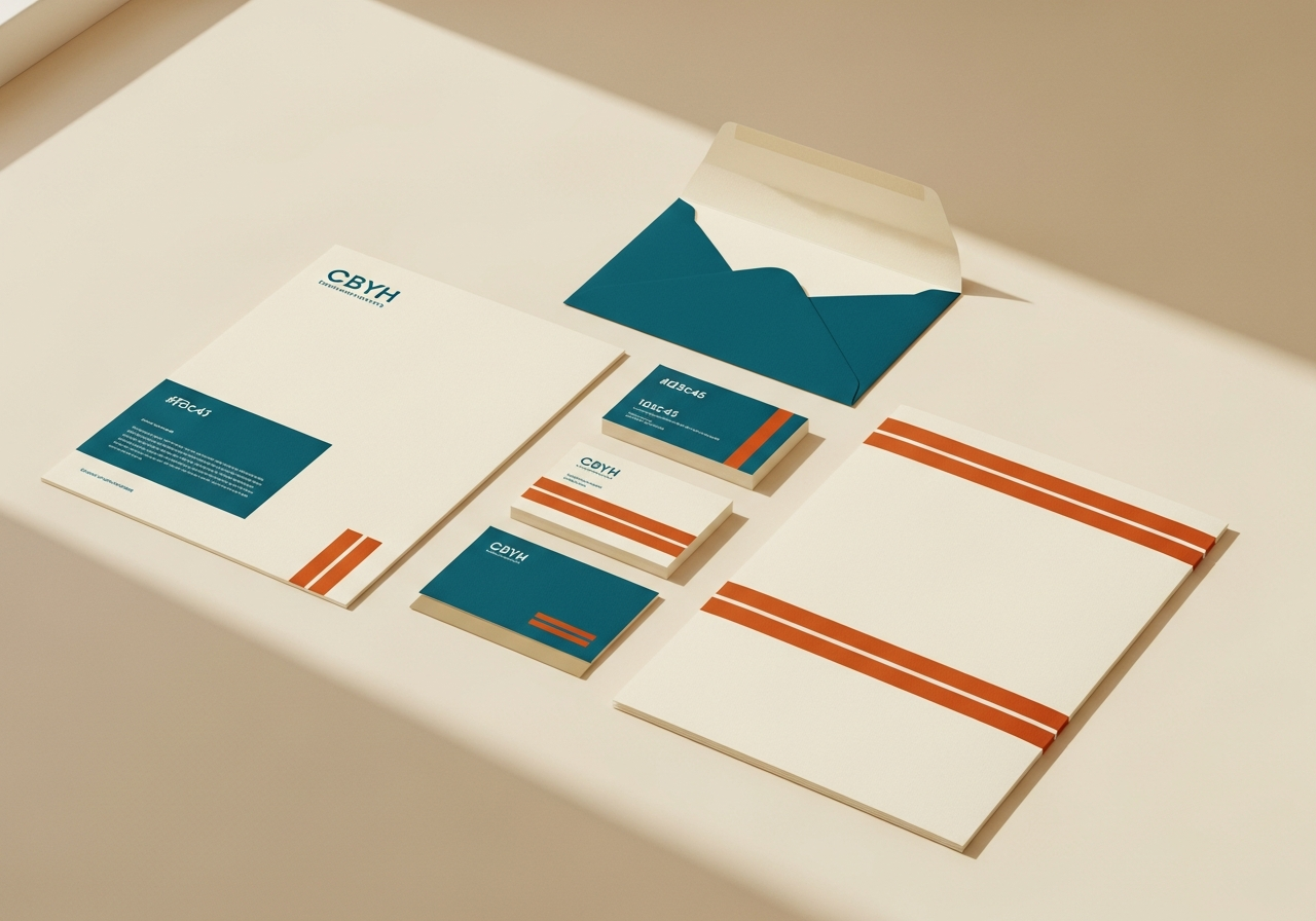 Branding Stationery — Set kop surat & ID korporat